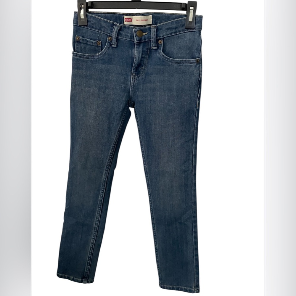 Levi Strauss Boys 510 Skinny Stretch Blue Denim Size 10 Reg 25Wx26L